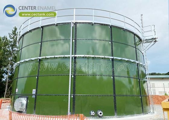 Langlebige Stahltanks mit Schrauben Chemikalienbeständigkeit Biogasspeicher