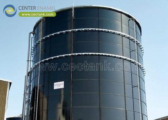 Grüne 20m3 Glas in Stahlbehälter ideal für die Biogasspeicherung